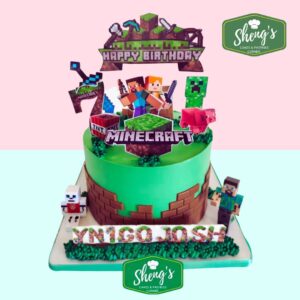 minecraft roblox birthday cake fondant details dasmarinas imus gen trias trece amadeo silang tanza cavite shengs bakeshop